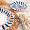 Assietes Bidasoa Oceanika Bleu Céramique 18 Pièces - Sapin Belge
