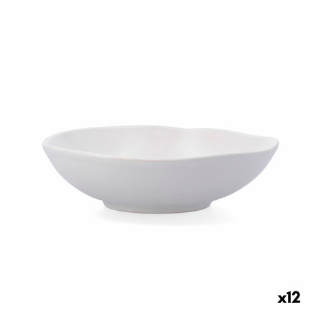 Assiette creuse Bidasoa Cosmos Blanc Céramique Ø 22 cm (12 Unités) - Sapin Belge
