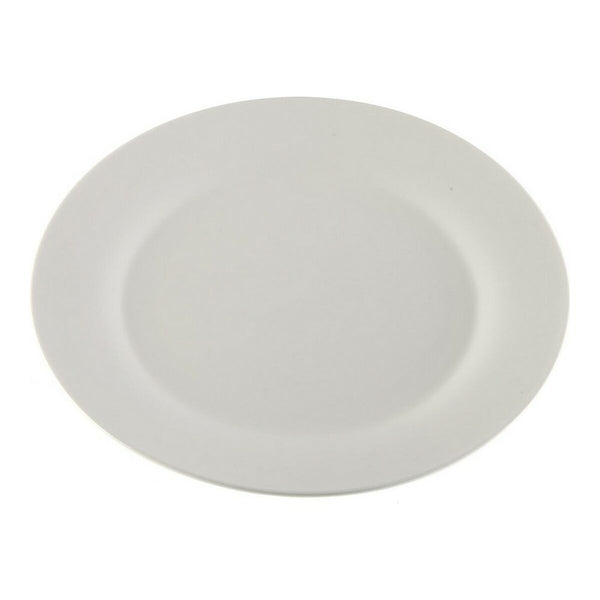 Assiette plate Versa Rond Blanc Porcelaine (27 x 27 cm) - Sapin Belge