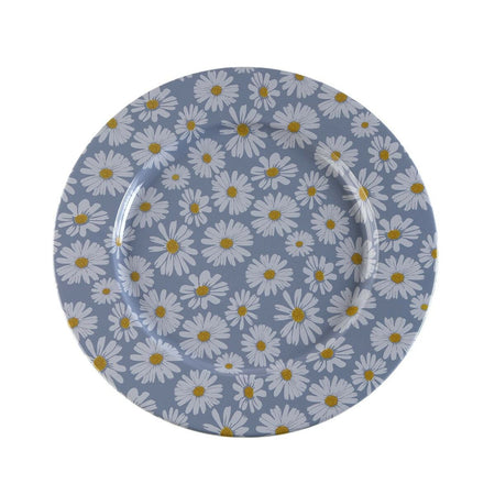 Dessous d'Assiette Versa Fleurs Métal 33 x 1,5 x 33 cm - Sapin Belge