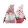 Décorations de Noël DKD Home Decor Rose Gnome 17 x 12 x 50 cm (2 Unités) - Sapin Belge