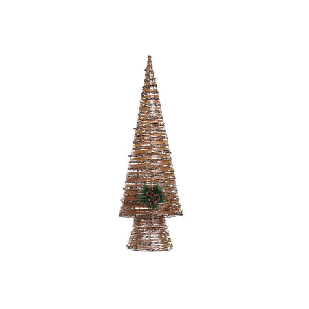 Sapin de Noël DKD Home Decor Multicouleur Cuivre Naturel Plastique 32 x 18 x 100 cm (3 Unités) - Sapin Belge