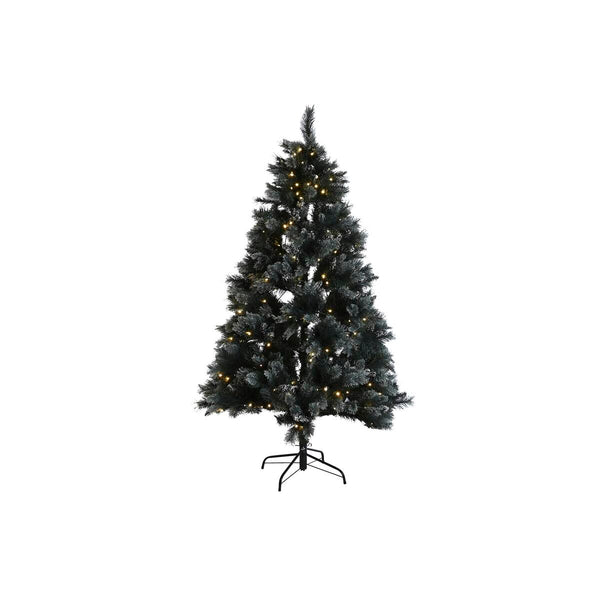 Sapin de Noël DKD Home Decor Vert PVC Enneigé 135 x 135 x 225 cm - Sapin Belge