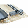 Set de sushi DKD Home Decor Noir Naturel Métal Bambou Grès Oriental 30 x 40 cm 27,8 x 17,8 x 3 cm (7 Pièces) (27,8 x 17,8 x 3 cm - Sapin Belge