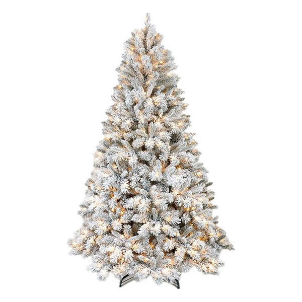 Sapin de Noël DKD Home Decor 150 cm Métal PE Enneigé - Sapin Belge