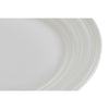 Assiette plate DKD Home Decor Blanc Porcelaine 27 x 27 x 2 cm - Sapin Belge