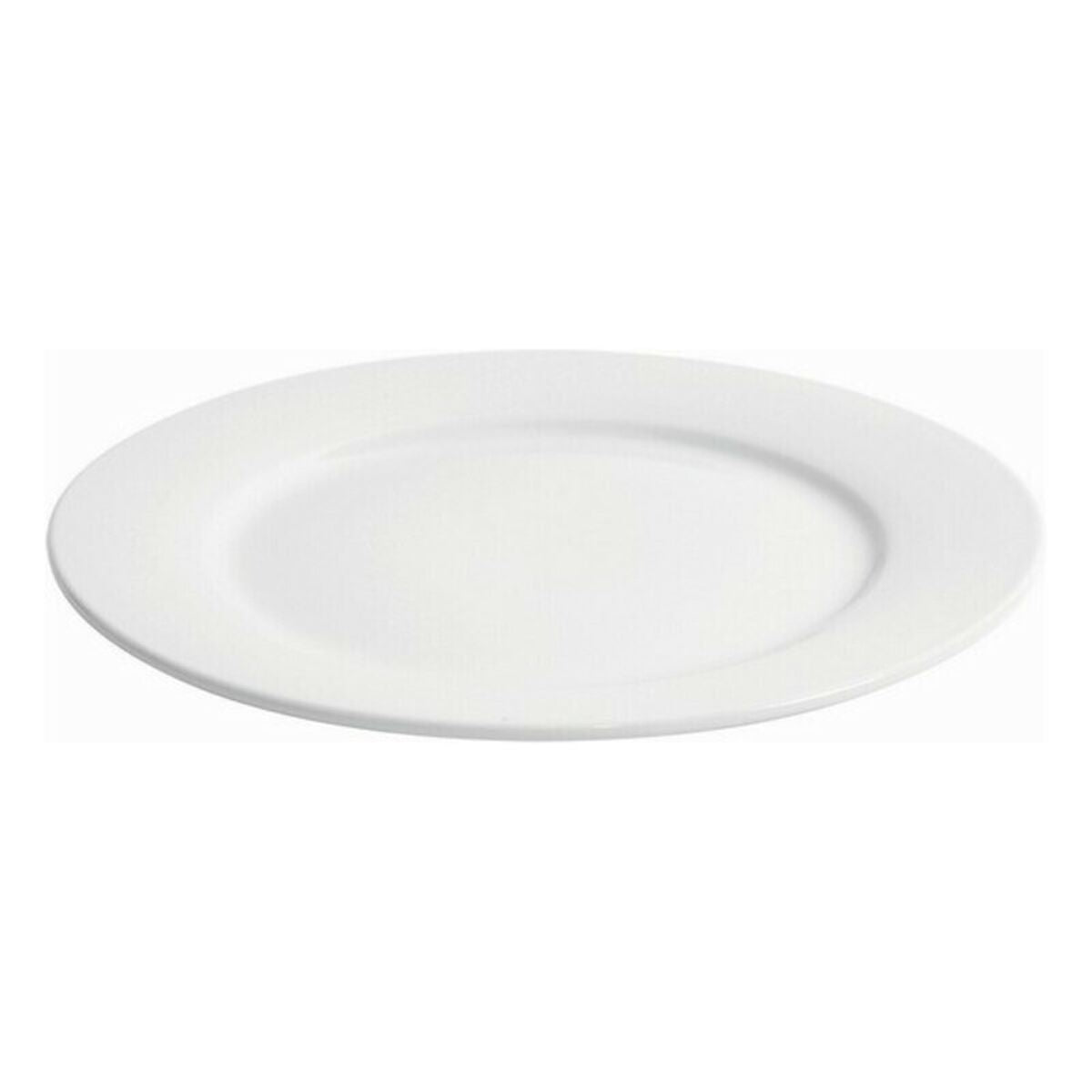 Assiette plate Porcelaine Blanc (ø 30,5 x 2,5 cm) - Sapin Belge