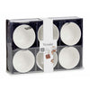 Set de Bols Porcelaine Blanc 150 ml 6 Pièces 11 x 5,5 x 11 cm - Sapin Belge