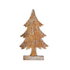 Sapin de Noël Marron 5 x 31 x 15 cm Argenté Bois - Sapin Belge