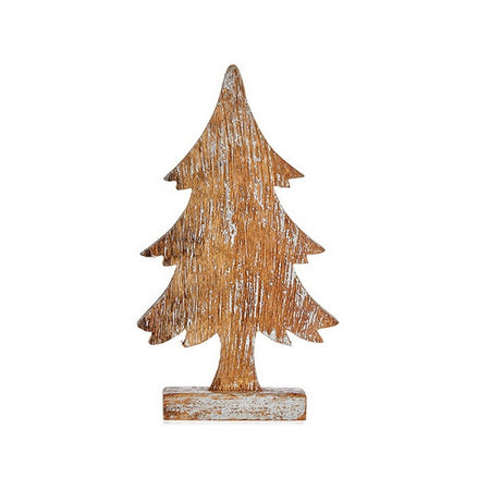 Sapin de Noël Marron 5 x 31 x 15 cm Argenté Bois - Sapin Belge