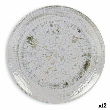 Assiette à dessert La Mediterránea Idris Porcelaine (12 Unités) (Ø 20 cm) - Sapin Belge