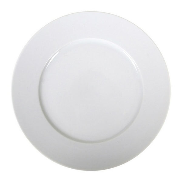 Assiette plate La Mediterránea Saler Porcelaine Blanc (Ø 25 cm) - Sapin Belge