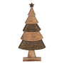 Décorations de Noël Marron Bois de manguier Sapin de Noël 32 x 9 x 65,5 cm - Sapin Belge