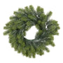 Couronne de Noël Vert PVC 37 x 37 cm - Sapin Belge