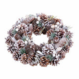 Couronne de Noël Multicouleur Plastique Foam Ananas 35 x 35 x 9 cm - Sapin Belge