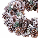 Couronne de Noël Multicouleur Plastique Foam Ananas 35 x 35 x 9 cm - Sapin Belge