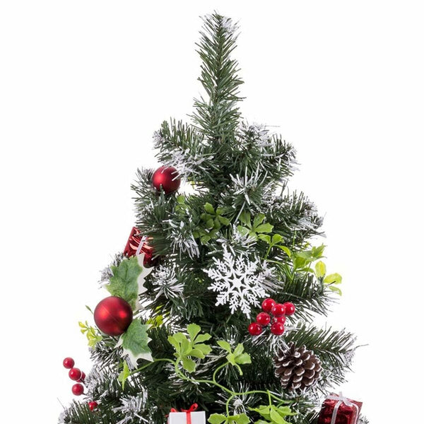 Sapin de Noël Rouge Multicouleur Plastique Ananas 60 cm - Sapin Belge