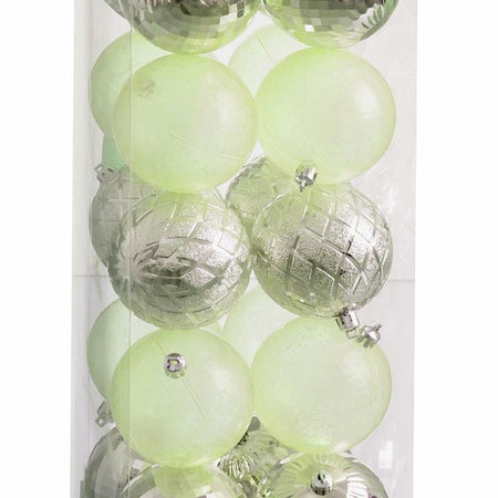 Boules de Noël Vert 8 x 8 x 8 cm (20 Unités) - Sapin Belge