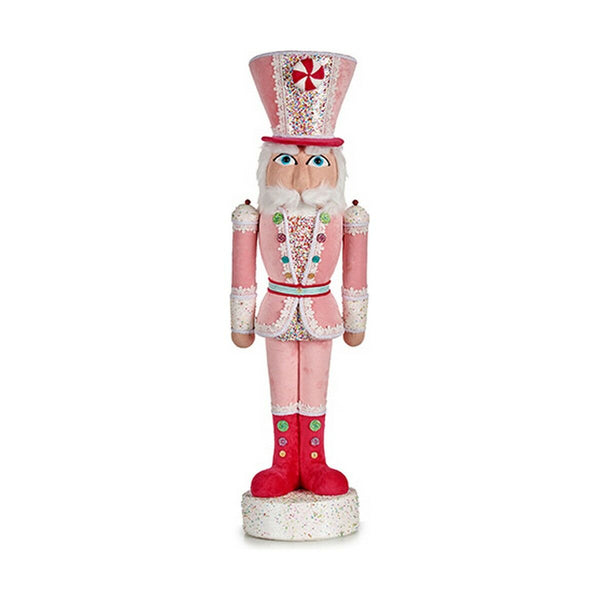 Figurine Décorative Casse-Noisette 26 x 102 x 28 cm Rose Synthétique - Sapin Belge