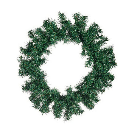 Couronne de Noël Vert Plastique 40 x 6 x 40 cm - Sapin Belge