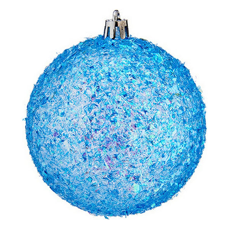 Boules de Noël Ø 8 cm Bleu PVC - Sapin Belge
