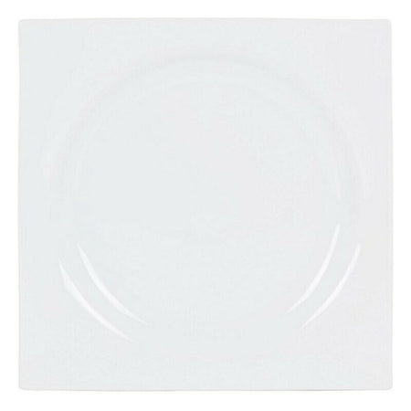 Assiette plate Zen Porcelaine Blanc (27 x 27 x 3 cm) - Sapin Belge