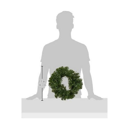 Couronne de Noël Everlands 680454 Vert (Ø 35 cm) - Sapin Belge
