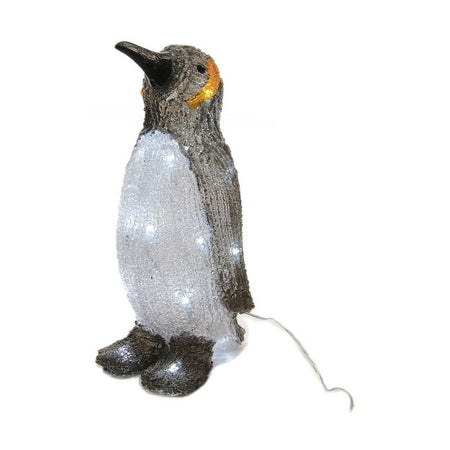 Décorations de Noël Lumineo Pingouin Blanc (17 x 16 x 33 cm) - Sapin Belge
