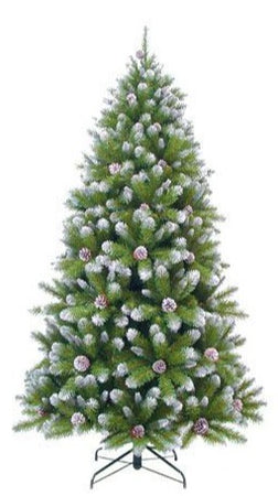 Sapin artificiel - Empress Spruce Frosted - h185xd107cm - Sapin Belge