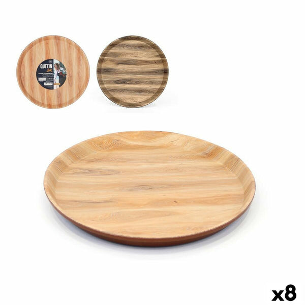 Plateau Quttin Antidérapant Bois 35,5 x 35,5 x 1,5 cm (8 Unités) - Sapin Belge