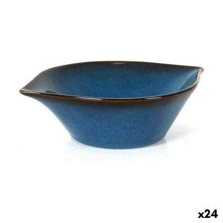Bol La Mediterránea Pica-pica Bleu 15 x 11,7 x 4,4 cm (24 Unités) - Sapin Belge