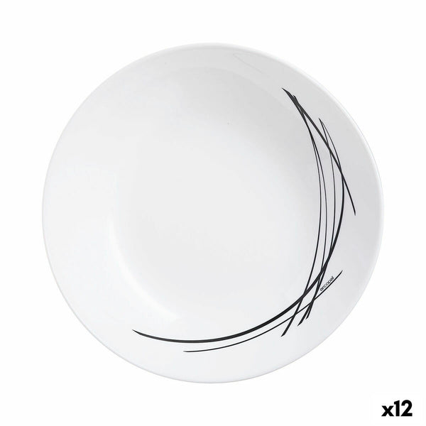 Assiette creuse Arcopal Domitille Bicolore verre (20 cm) (12 Unités) –  Sapin Belge