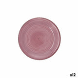 Assiette à dessert Quid Vita Peoni Rose Céramique 19 cm (12 Unités) - Sapin Belge