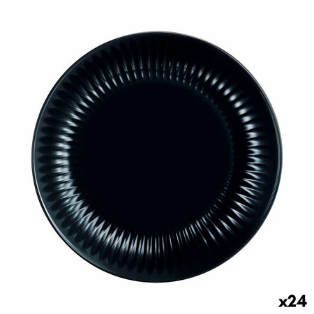 Assiette à dessert Luminarc Cottage Noir verre 19 cm (24 Unités) - Sapin Belge