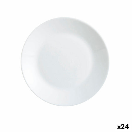 Assiette à dessert Luminarc Zelie Blanc verre Ø 18 cm (24 Unités) - Sapin Belge