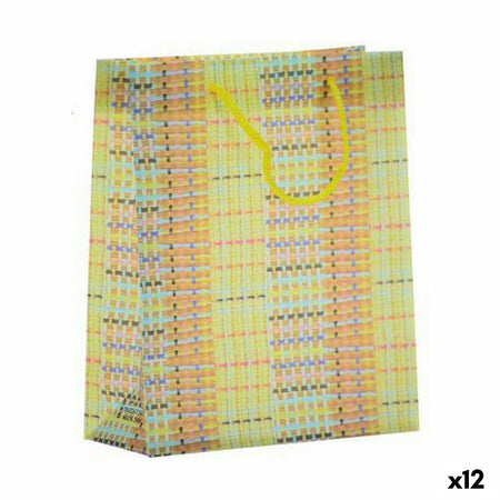 Sac Rayures Plastique 7,5 x 22 x 18 cm (12 Unités) - Sapin Belge