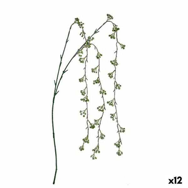 Branche Fleurs Vert Plastique 7 x 5 x 115 cm (12 Unités) - Sapin Belge