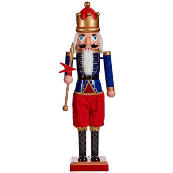 Figurine Décorative Casse-Noisette Bleu Rouge Plastique 16,5 x 60 x 13,5 cm (4 Unités) - Sapin Belge