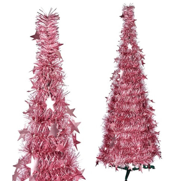 Sapin de Noël Rose guirlande 38 x 38 x 150 cm (6 Unités) - Sapin Belge