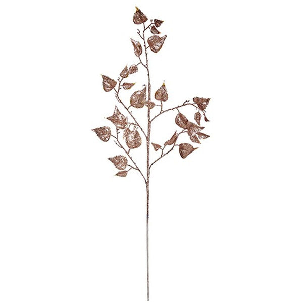 Branche Paillettes champagne Plastique 42 x 73 x 3,5 cm (12 Unités) - Sapin Belge