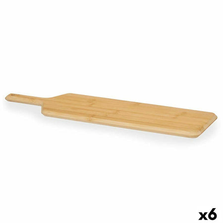 Tableau Apéritif Avec poignée Bambou 50 x 14 x 1,5 cm (6 Unités) - Sapin Belge