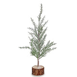 Sapin de Noël Marron Vert Bois Plastique 5,5 x 34 x 10,5 cm (48 Unités) - Sapin Belge