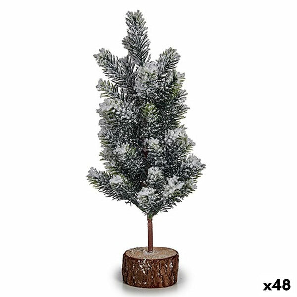 Sapin de Noël Marron Vert Bois Plastique 5 x 21 x 8 cm (48 Unités) - Sapin Belge