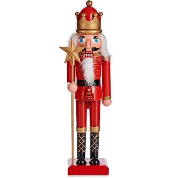 Figurine Décorative Casse-Noisette Rouge Plastique 11 x 40 x 12,5 cm (8 Unités) - Sapin Belge