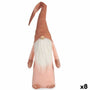 Figurine Décorative Gnome Blanc Rose Polyester Bois Sable 20 x 100 x 25 cm (8 Unités) - Sapin Belge