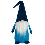 Figurine Décorative Gnome Bleu Blanc Polyester Bois Sable 14 x 48 x 17,5 cm (16 Unités) - Sapin Belge