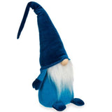 Figurine Décorative Gnome Bleu Blanc Polyester Bois Sable 14 x 48 x 17,5 cm (16 Unités) - Sapin Belge