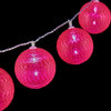 Guirlande lumineuse LED 6 x 6 x 200 cm Rose (18 Unités) - Sapin Belge