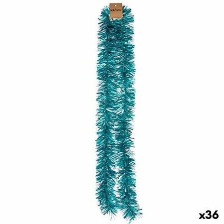 Guirlande guirlande Turquoise Plastique 11 x 11 x 200 cm (36 Unités) - Sapin Belge