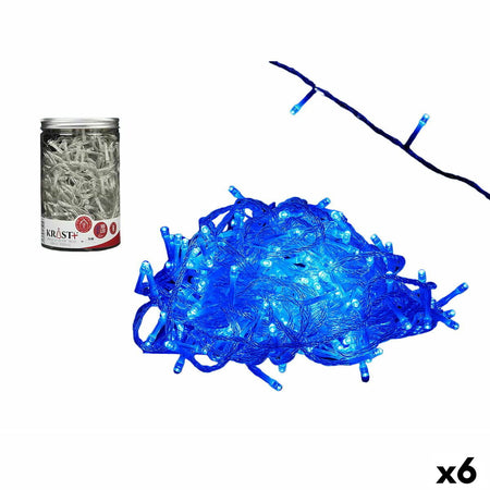 Guirlande lumineuse LED Bleu 14,4 m Transparent 6 W (6 Unités) - Sapin Belge